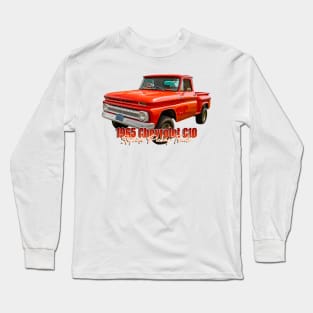 1965 Chevrolet C10 Stepside Pickup Truck Long Sleeve T-Shirt